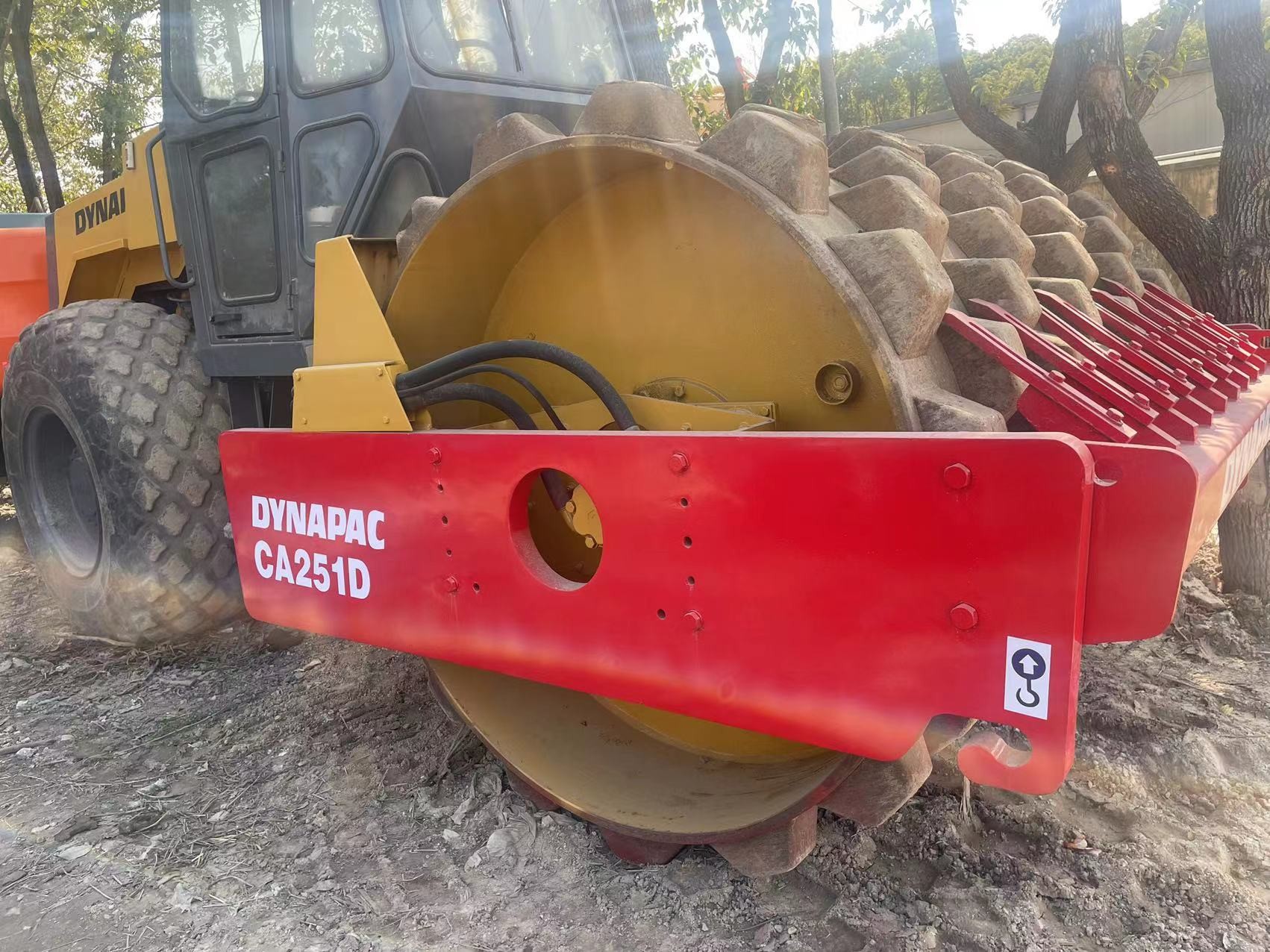 Used Dynapac Road Roller Ca251d Compactor Machine With Cummins Engine