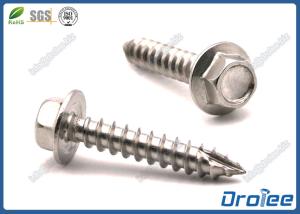 Wholesale A2/304/410 Stainless Steel Hex Flanged Head Roofing Screw, Type 17 Point from china suppliers