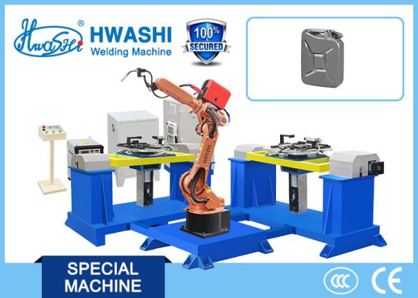 Metal Frame Industrial Welding Robots Hwashi MIG-TIG-ARC 3400W 12 Months