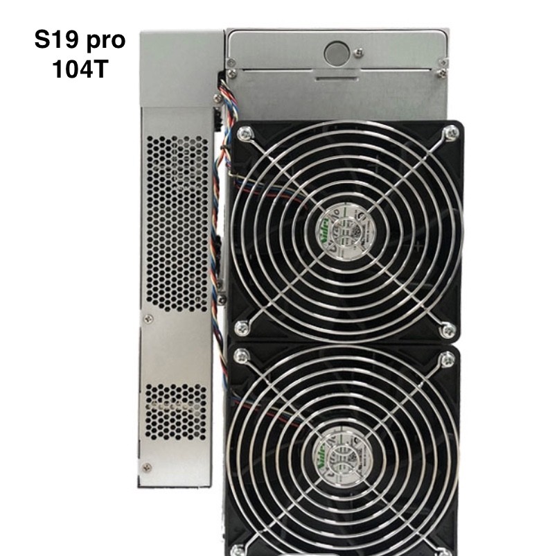 104TH/S Bitmain Antminer S19 Pro
