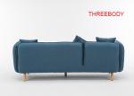 Durable Modern Living Room Furniture Comfortable Fabric Sofa Wooden Frame