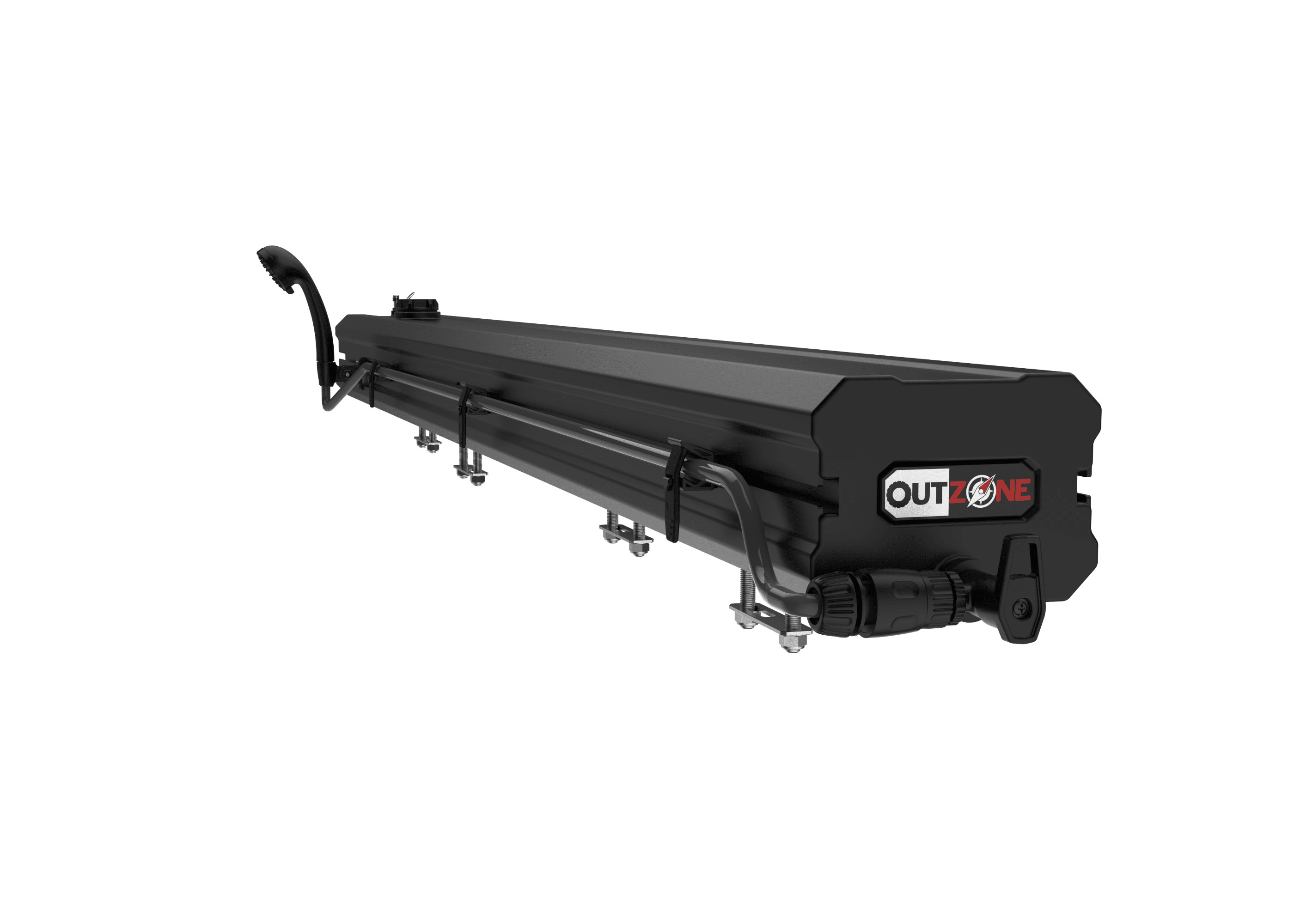 Vehicle Rooftop Camping Shower Aluminium Water Tank 40L Capacity