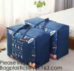 Living Room Large Size Packing Bag 100% Polyester Quilt Storage Box Cloth Bag