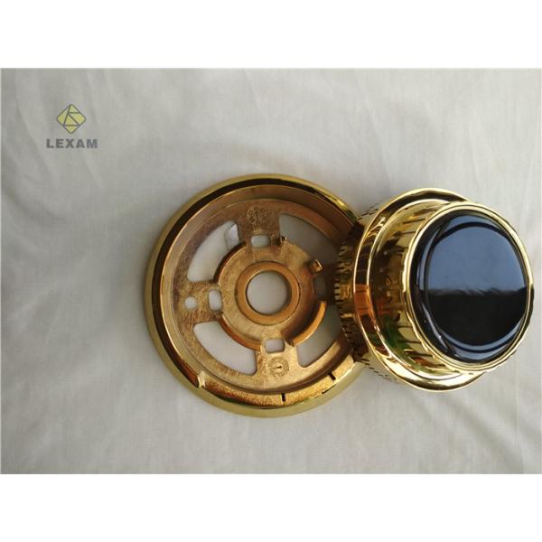 Brass Plated Safe Lock Dial Fits UL Listed Group 2 Combination Lock For ATM