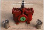 Double Low Pressure Oil Filter AS50-0.40/0.22 Cb/T425-94 Duplex Low Pressure Oil
