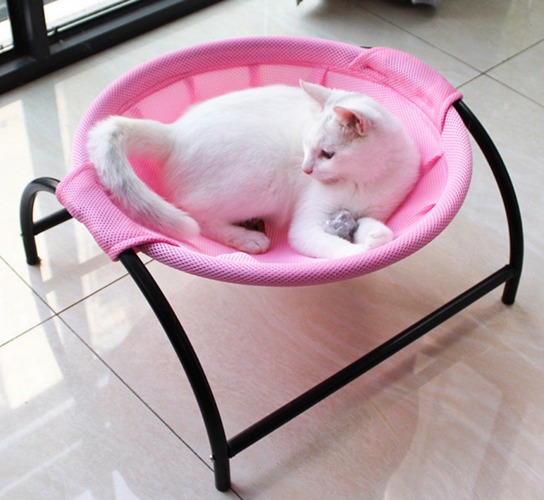 Cat Sleeping Odm Pet Hammock Bed Free Standing 92*76*18cm