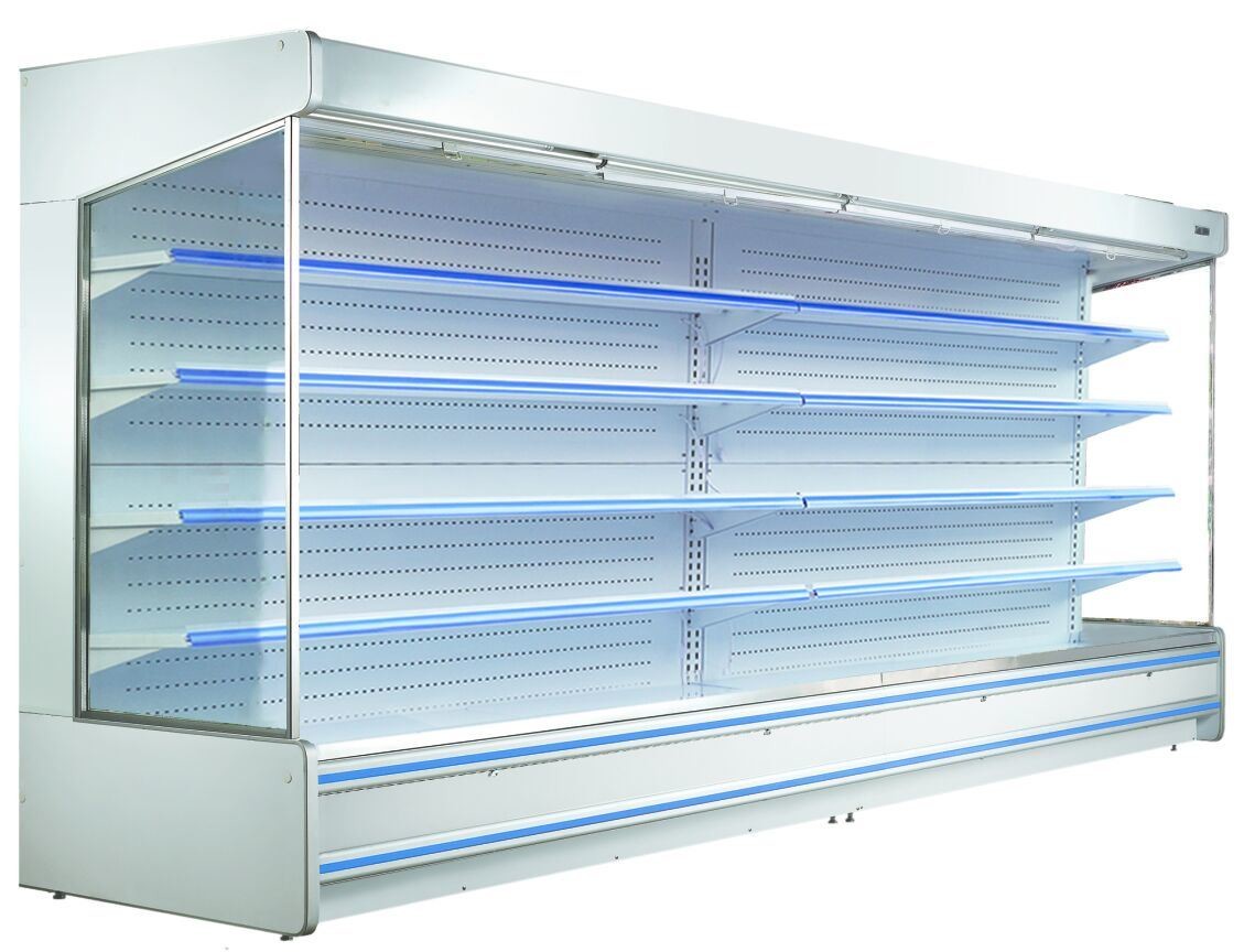 Multideck Refrigerated Display Cabinet Dynamic Cooling Adjustable Shelf