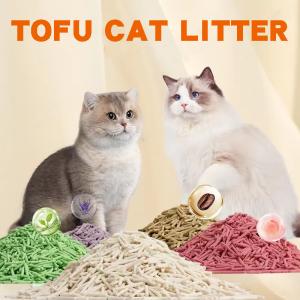 Wholesale ODM / OEM Tofu Cat Litter Sand Original Milk Flavor from china suppliers