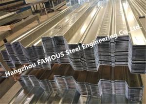 Wholesale 1-3mm Corrugated Silver ISO 3834 Metal Floor Decking Galvanized from china suppliers