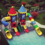 China Children Park Playground Equipment Kindergarten Aqua Park Water Games Pool