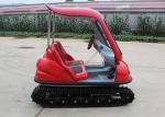 Max 7 Km/H Electric Tour Bus , 24 V Steering Wheel Electric Tourist Vehicles