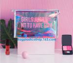 Customize New Fashion Hologram Cosmetic PVC Bag Holographic Makeup Bag Ladies