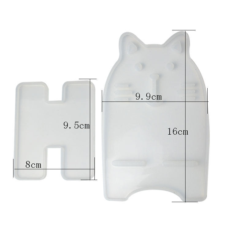 Silicone Molds For Mobile Holder 9pcs Colorful Cartoon Pattern Resin Moulds Epoxy Jewelry