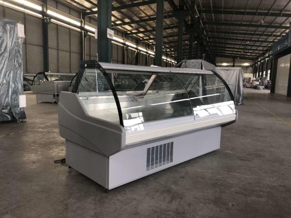 Quality Fan cooling Deli Display Fridge Meat Display Fridge Automatic Defrost 150L Volume for sale