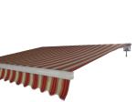 Outdoor Aluminium Semi Cassette Retractable Awnings 6x3m