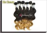 Body Wave Colored Human Hair Extensions , Soft Original 5A Peruvian Hair