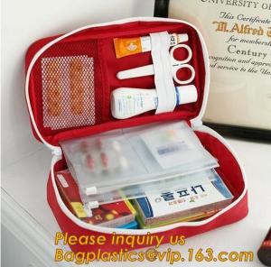Wholesale EVA First Aid Kit Packed with hospital grade medical supplies for ,portable car travel military camping survival emergen from china suppliers