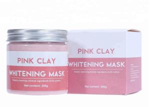 Wholesale Oil Control Pink Clay Mud Mask , Whitening Mud Mask For Deeply Cleansing from china suppliers