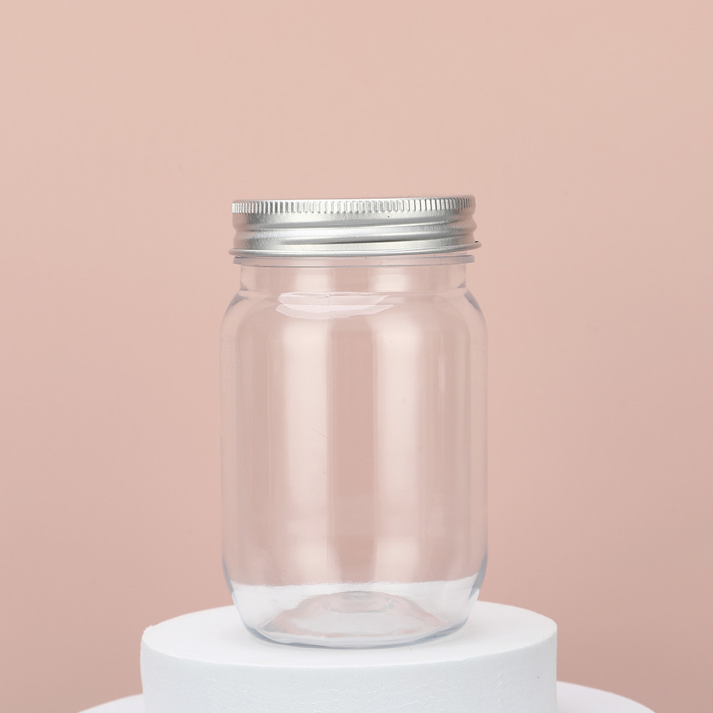 Customizable Logo Printed Plastic Jar Containers with Lids