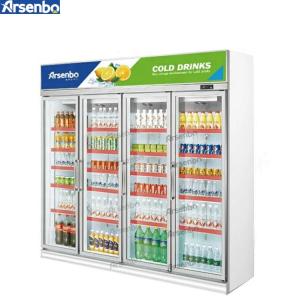 Wholesale 4 Door Upright Commercial Beverage Refrigerator 2000L For Drinks from china suppliers