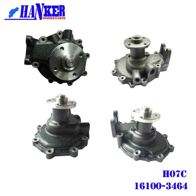 Engine Water Pump H07c 16100-3464 Cast Aluminum Spare Parts For Hino