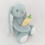 Easter Gift Stuffed Animal Toy Bunny Holding A Carrot Soft Lovely Long Ears