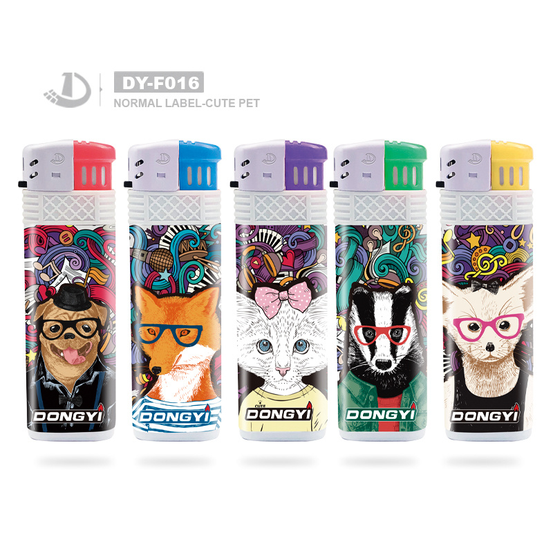 Disposable Electric Windproof Plastic Butane Gas Lighter Custom Brand Cigarette Lighter