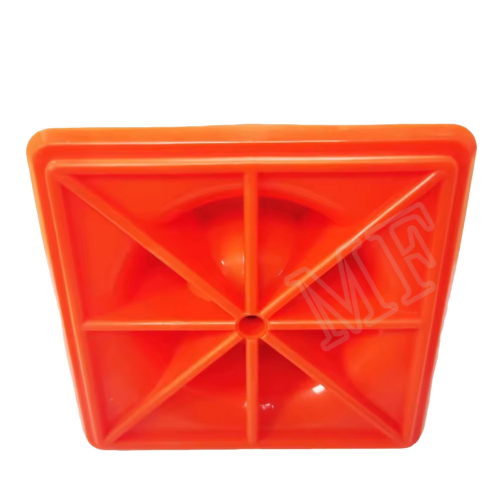 Orange Square Plastic Rebar Safety Caps The Essential Safety Gear for Construction