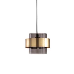 Wholesale Nordic bronze and smoky grey simple glass pendant light for living room from china suppliers