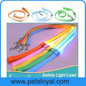 Wholesale LED Lighted Dog Leash Night Safety Training Pet Lead Leashes china factory from china suppliers