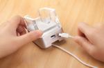 COMER 360 Degree Rotating Retail Shop Display plastic Mobile Phone holder