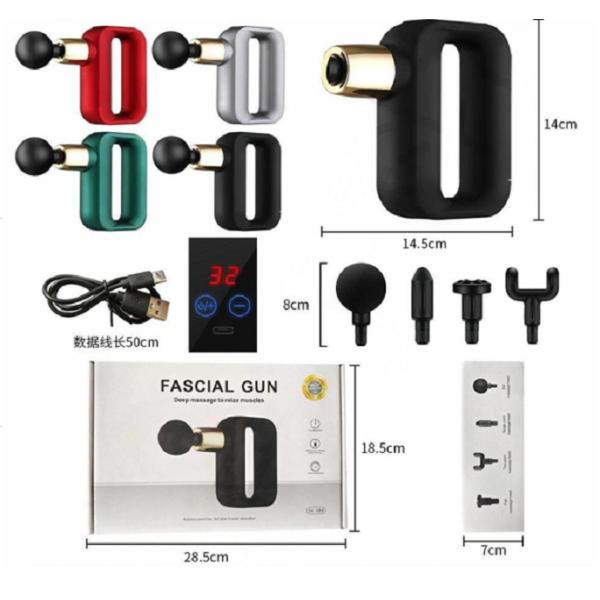 Professional Muscle Massager Gun with 32 Modes 1800-3200RPM and 25W Power for Deep Tissue Relief