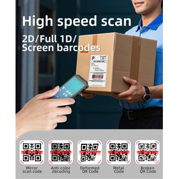 Barcode Scanner Data Collector Multilingual Handheld Data Collection Devices 5M - 10M Distance