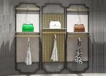 3D Design Clothes Display Stand / Clothing Store Wall Displays Fixtures