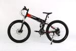 36V Folding Electric Bike 25 Km / H Max Speed Folding Electric Mountain Bike
