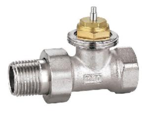Wholesale Chrome Straight Thermostatic Bathroom Radiator Valves 3/4'' X 3/4'' Nickel Plated from china suppliers
