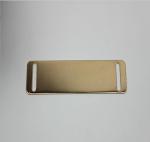 Shoes hardware accessories 80mm length gold iron metal buckle for shoelace