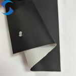 Eco-Friendly Synthetic Leather Fabric 0.85mm±0.05 Thickness 140/160 Width black