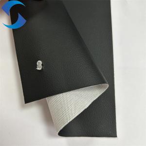 Wholesale Eco-Friendly Synthetic Leather Fabric 0.85mm±0.05 Thickness 140/160 Width black faux leather fabric for car seat cover from china suppliers