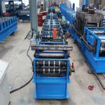Corrugated Sheet Steel Beams 914mm Highway Guardrail Forming Machine Chain Drive