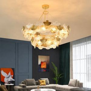 China Glass Hanging Led Crystal Chandelier Apartment Customized Residential Decor on sale