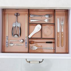 Wholesale 10x10 Clear Kitchen Drawer Organizer Plastic Storage Organizer For Cabinet from china suppliers