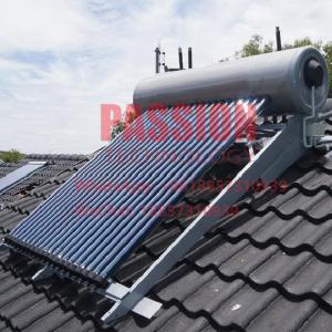Wholesale Silver Tank 250L Solar Water Heater Rooftop Solar Water Heating Colletor from china suppliers