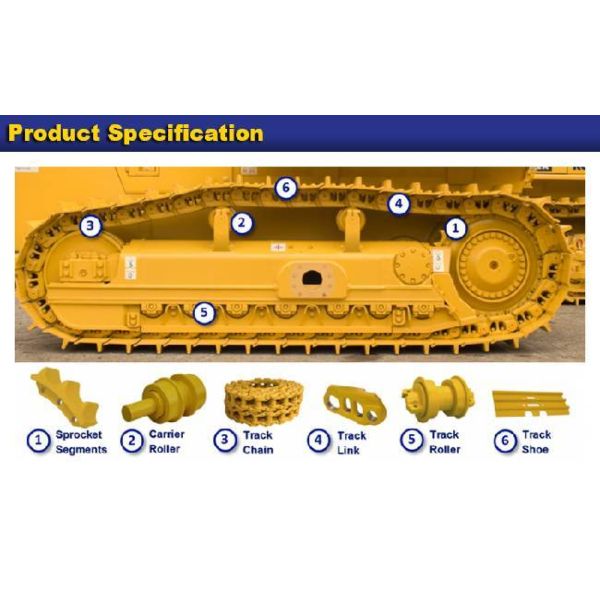 8e5600 Construction Machinery Track Carrier Roller For E320 Upper Roller