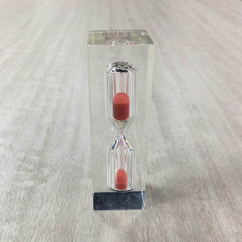 Clear Acrylic Hourglass 2 Hour Sand Timer For Home Pendulum