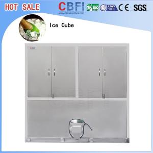 Wholesale Large Production Ice Cube Machine / Water Cooled Ice Maker Stainless Steel 304 from china suppliers