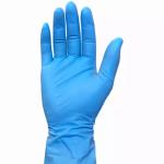 Breathable Blue Black Disposable Medical Gloves 100% Nitrile Hand Gloves Size S