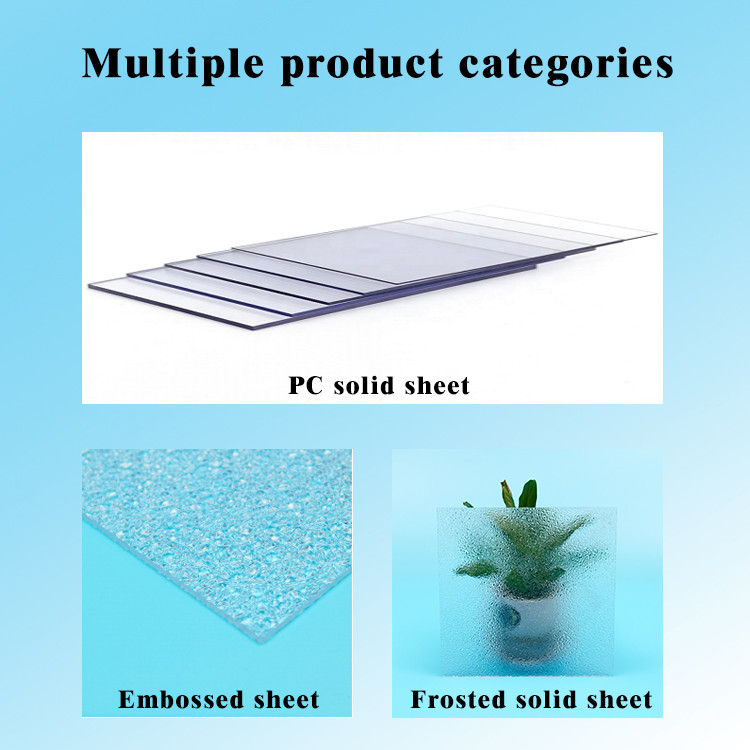 Thick 6mm Solid Polycarbonate Sheet Roofing Solid Pc Sheet
