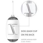 OEM ODM White Dog Poop Bag Dispenser Adjustable Dog Poop Bag Holder