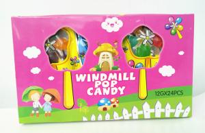 Windmill Shape Lollipop Multi fruit flavor Hard Candy Sticks Funny And Tasty/HACCP,ISO